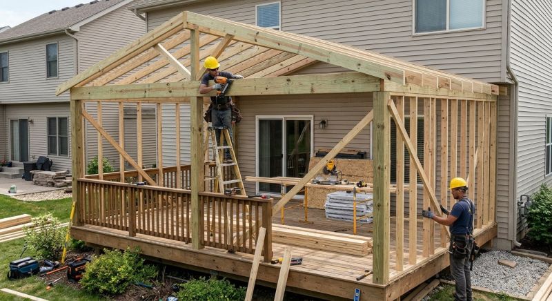 Deck Enclosure Installation in Chattanooga, TN