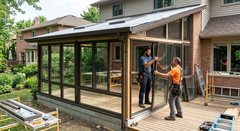 Enclosed Patio Installation in Knoxville, TN