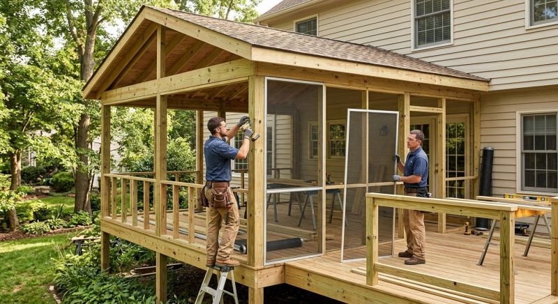 Screened In Porch Installation in Seattle, WA