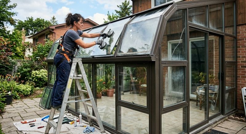 Sunroom Glass Repair in Austin, TX