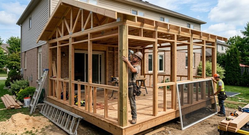 Deck Enclosure Installation in Cincinnati, OH