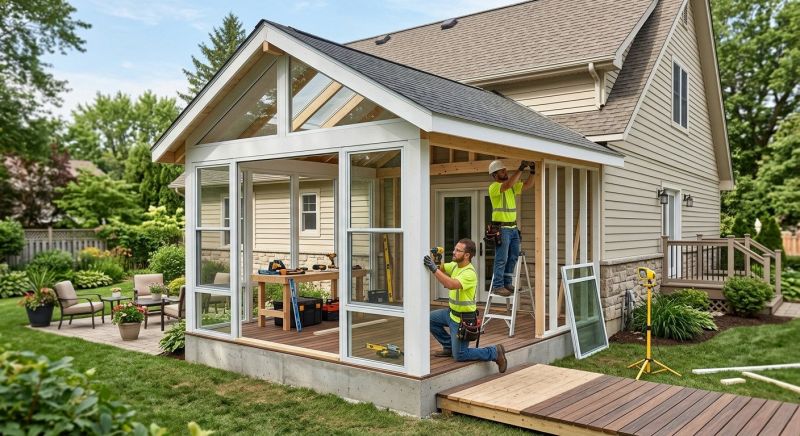 Enclosed Deck Installation in Boulder, CO