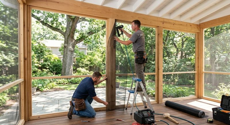 Enclosed Porch Installation in Boulder, CO