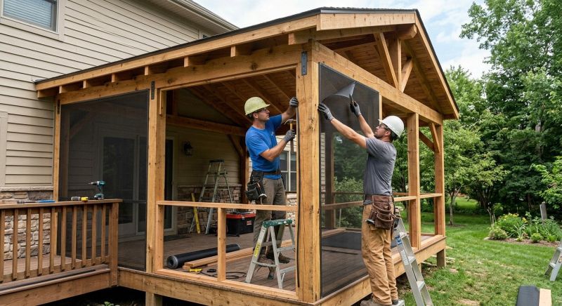 Enclosed Porch Installation in Nashville, TN