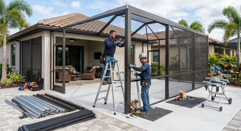 Lanai Installation in Austin, TX