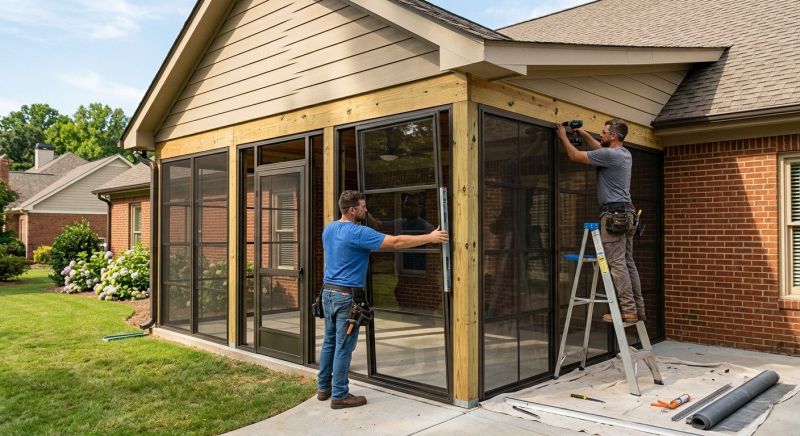 Screened In Porch Installation in Asheville, NC