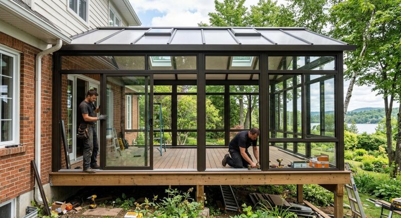 Three Season Room Installation in Cincinnati, OH